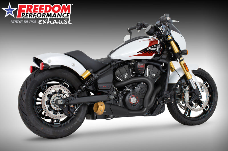 INDIAN 2025-PRESENT SCOUT 101-CLASSIC-SUPER-SPORT-BOBBER 4.5" 2 INTO 1 SHORTY BUNDLE