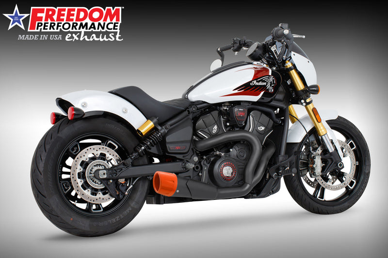 INDIAN 2025-PRESENT SCOUT 101-CLASSIC-SUPER-SPORT-BOBBER 4.5" 2 INTO 1 SHORTY BUNDLE