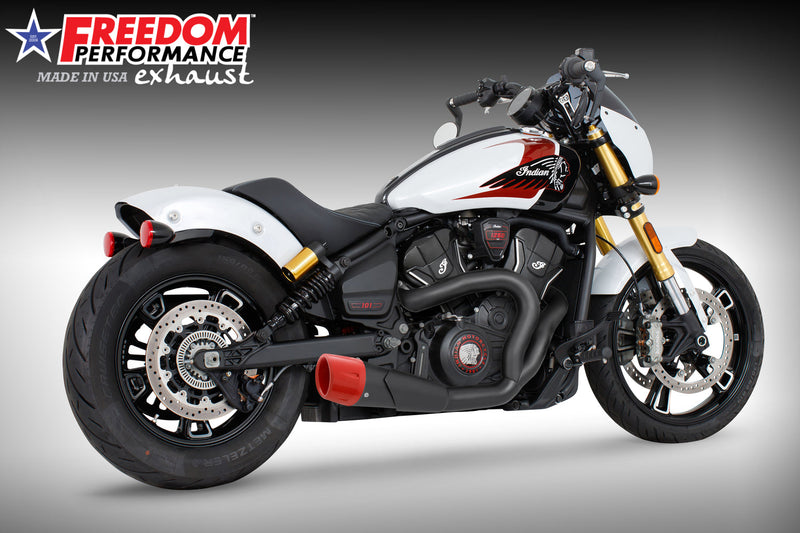 INDIAN 2025-PRESENT SCOUT 101-CLASSIC-SUPER-SPORT-BOBBER 4.5" 2 INTO 1 SHORTY BUNDLE