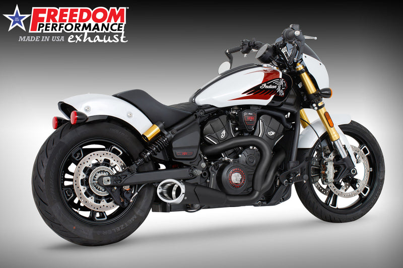 INDIAN 2025-PRESENT SCOUT 101-CLASSIC-SUPER-SPORT-BOBBER 4.5" 2 INTO 1 SHORTY BUNDLE