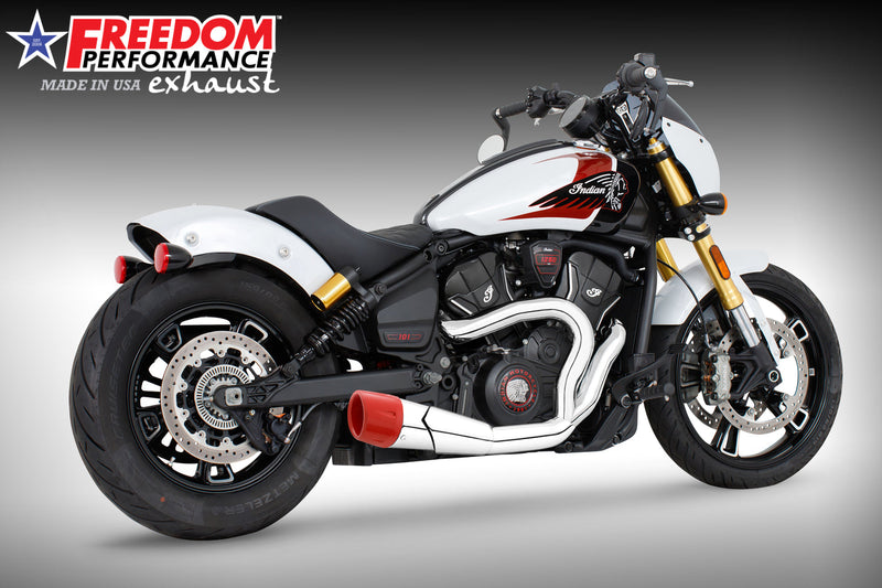 INDIAN 2025-PRESENT SCOUT 101-CLASSIC-SUPER-SPORT-BOBBER 4.5" 2 INTO 1 SHORTY BUNDLE