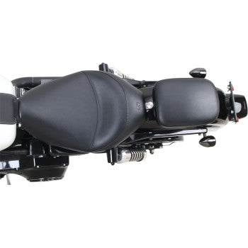 SADDLEMEN Detachable Pillion Pad - 7" x  10" - Contoured Saddlehyde