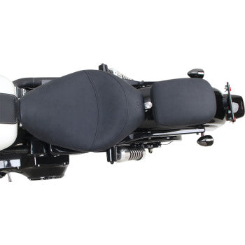 SADDLEMEN Detachable Pillion Pad - 7" x  10" - Contoured Brushed