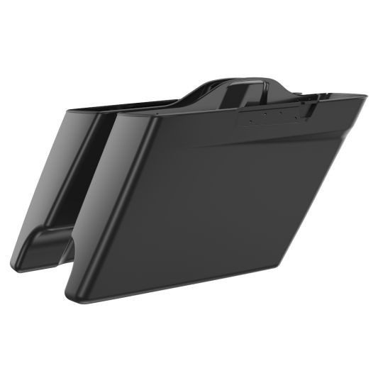 ADVANBLACK 4.5'' Stretched Dual Cutout Saddlebag Bottoms for 2014-2023 Touring Models - Unpainted