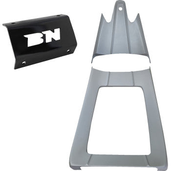 PAUL YAFFE BAGGER NATION Two Piece Chin Spoiler Swoop - For Mini Monkey Engine Guards - Touring '09-'16