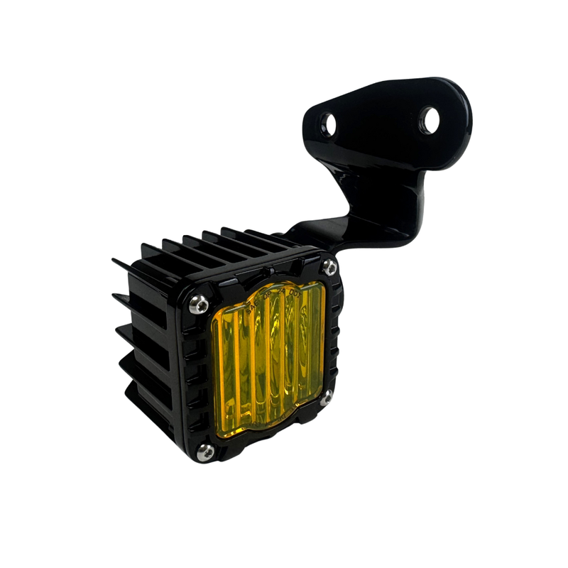 CUSTOM DYNAMICS Shark Demon® LED Front Turn Signals - LED - Yellow - Road Glide '23-'25