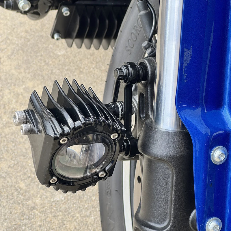 CUSTOM DYNAMICS Brake Caliper Mount - Shark Demon® Fog Light - FL / FX '00-'26
