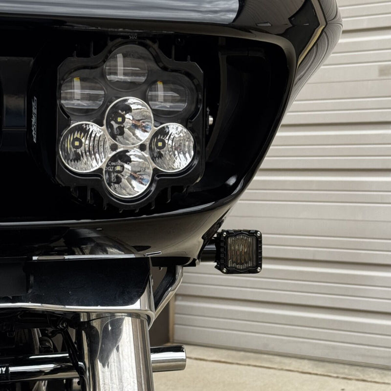 CUSTOM DYNAMICS Shark Demon™ High-Performance LED Front Turn Signals - Smoke Lens