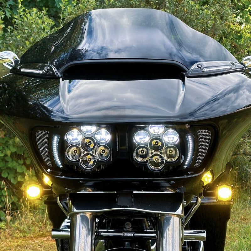 CUSTOM DYNAMICS Shark Demon™ High-Performance LED Front Turn Signals - Smoke Lens