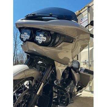 CUSTOM DYNAMICS Shark Demon® Turn Signal Vents - Smoke Lens - Road Glide '23-'25