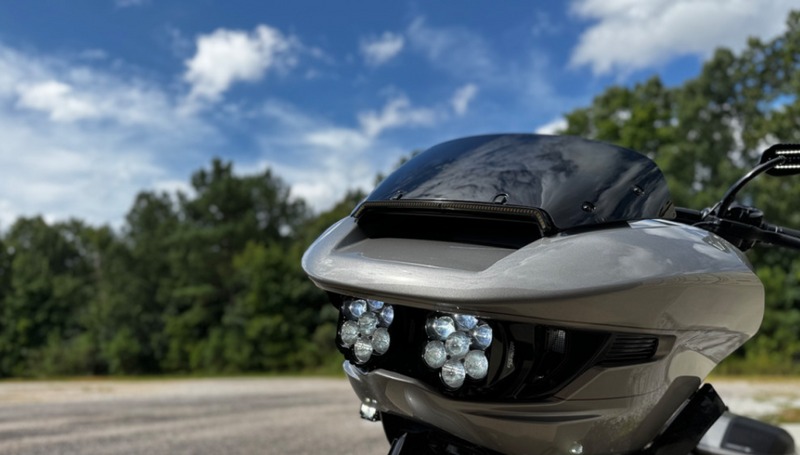 CUSTOM DYNAMICS Shark Demon® 2 Dual Headlight Kit with Speed Plates - Road Gide '23-'25