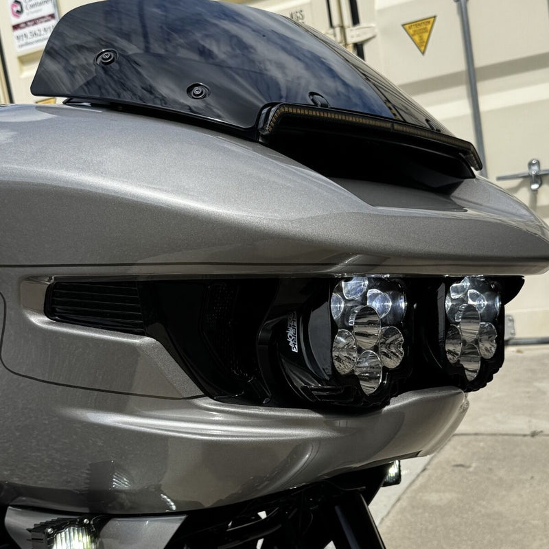 CUSTOM DYNAMICS Shark Demon® 2 Dual Headlight Kit with Speed Plates - Road Gide '23-'25