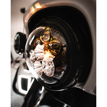 CUSTOM DYNAMICS Headlight - Shark Demon - LED - Color Changing