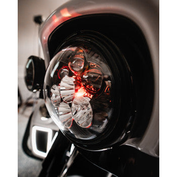 CUSTOM DYNAMICS Headlight - Shark Demon - LED - Color Changing