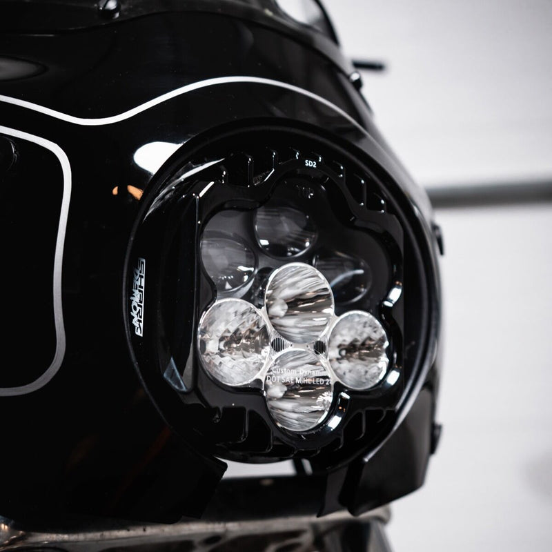 CUSTOM DYNAMICS Headlight - Shark Demon - for Road Warrior Fairing