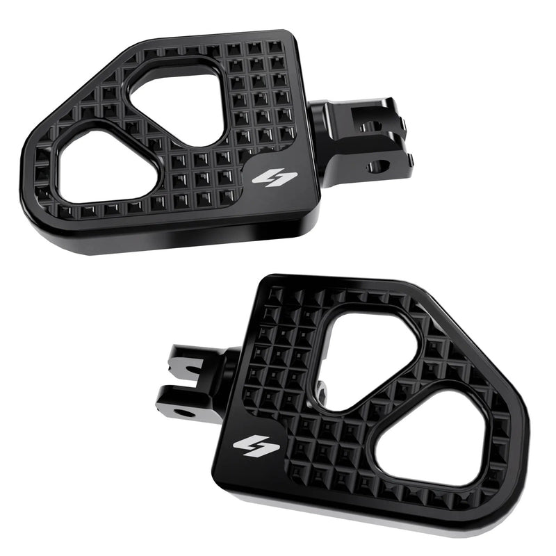 KRAUS MOTO Max Lean Mini Boards - Driver - Black Anodized - Softail '18-'25
