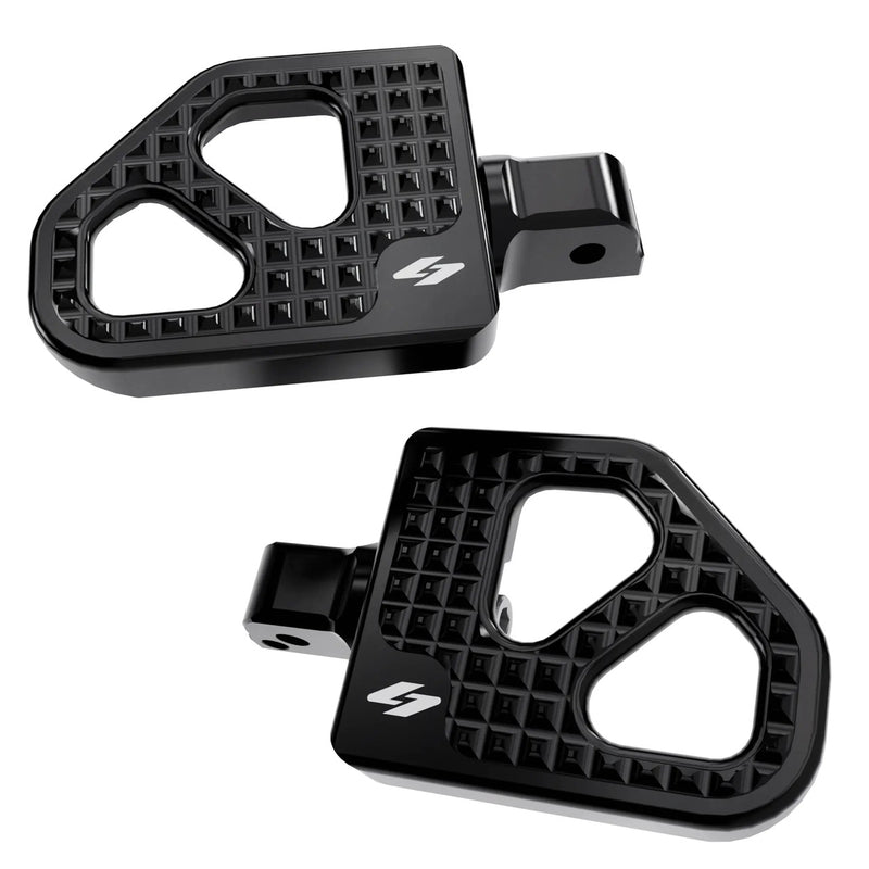 KRAUS MOTO Max Lean Mini Boards - Passenger - Black Anodized - Softail '18-'25
