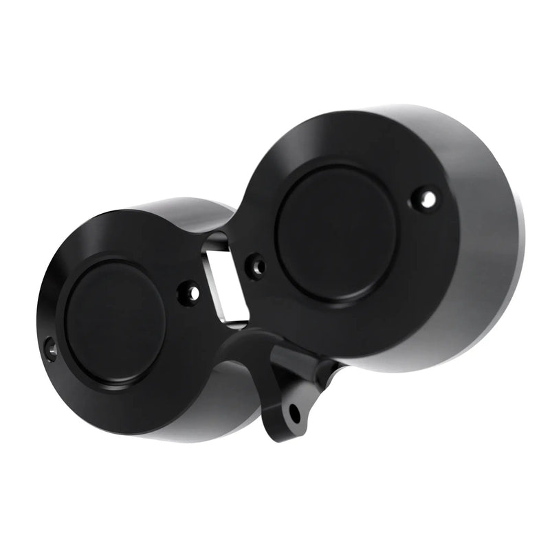 KRAUS MOTO S2 Twin Gauge Bucket - Black Anodized - Lowrider '16-'21