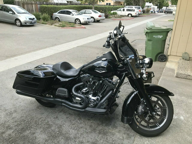 KRAUS MOTO T-Rex 2-1/2 in. Pull Back Plate - Black Anodized - Softail '18-'25