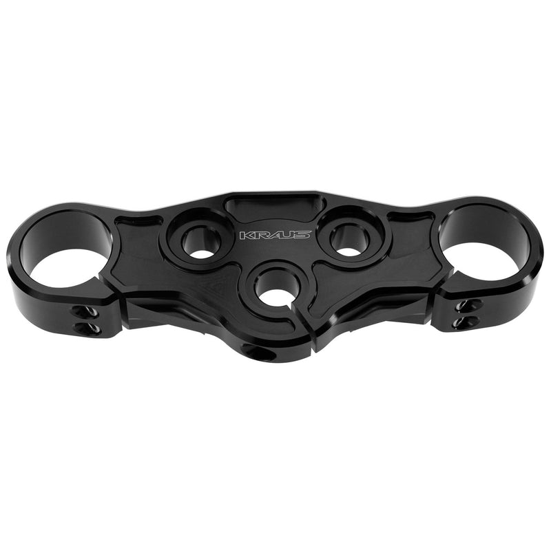 KRAUS MOTO Bully Top Triple Tree Clamp - Black Anodized - FXLRS / FXLRST '18-'25