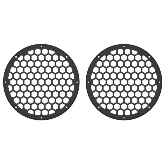 ADVANBLACK x XBS HEX 8'' Speaker Grills - Vivid Black
