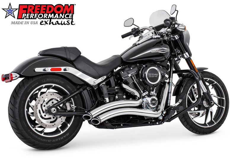 FREEDOM EXHAUST - SOFTAIL SHARP CURVE RADIUS 2018 to PRESENT M8 BUNDLE