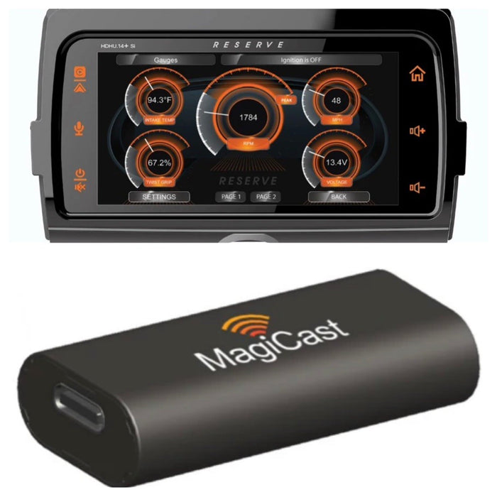 SOUNDSTREAM 2014-2023 14 SI Harley Davidson® Head Unit for Touring Motorcycles. HDHU.14SI