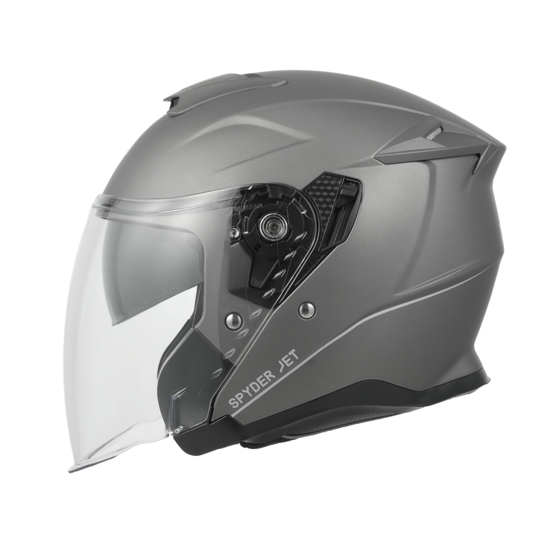D.O.T. & ECE Daytona Spyder Jet- Gun Metal Grey Dull Metallic