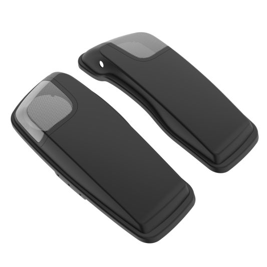 ADVANBLACK 5x7 Inch Speaker Lids for '14-'23 Harley Touring - Unpainted