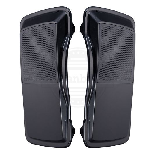 ADVANBLACK 6x9 Saddlebag Speaker Lids for '06-'13 Harley Davidson Touring - Vivid Black