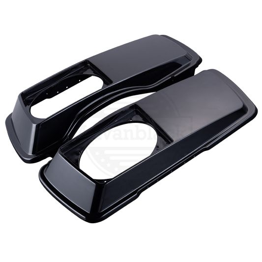 ADVANBLACK 6x9 Saddlebag Speaker Lids for '06-'13 Harley Davidson Touring - Vivid Black