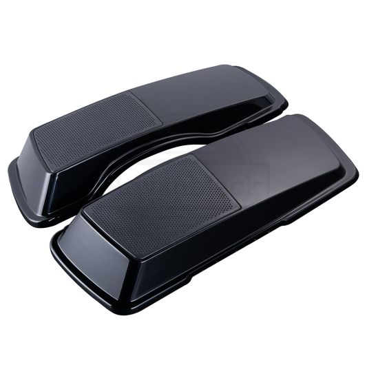 ADVANBLACK 6x9 Saddlebag Speaker Lids for '06-'13 Harley Davidson Touring - Vivid Black