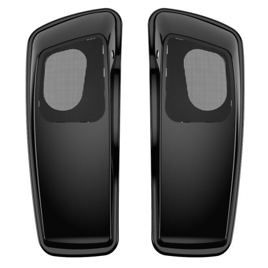ADVANBLACK 6x9 Saddlebag Speaker Lids For 2014-2023 Harley Davidson Touring Models - Vivid Black