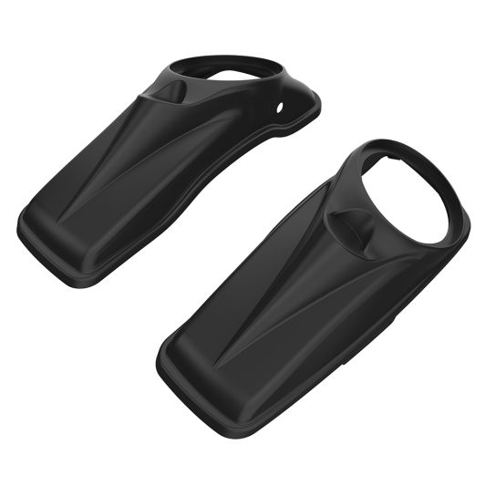 ADVANBLACK 8" Saddlebag Speaker Lids Cover for 2014-2023 Harley Davidson Touring - Unpainted
