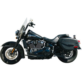 ULTRACOOL 3.0 Side Mount Oil Cooler with Fan Kit - Gloss Black - M8 Softail '18-'23