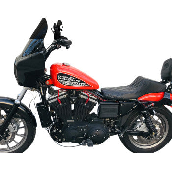 ULTRACOOL 3.0 Side Mount Oil Cooler with Fan Kit - Gloss Black - Sportster '72-'03