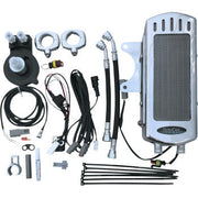 ULTRACOOL 3.0 Side Mount Oil Cooler with Fan Kit - Sportster '04-'21 - Chrome
