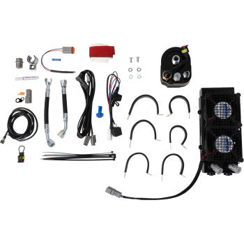 ULTRACOOL Oil Cooler Kit - Naked Black - Trike '09-'16