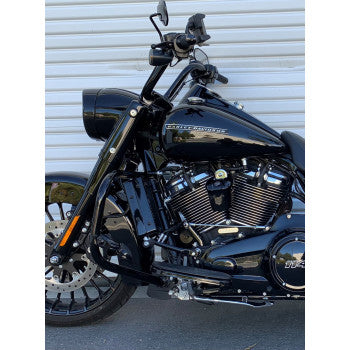 ULTRACOOL Frame Side Mount Oil Cooler Kit - Gloss Black - M8 Touring/Trike '17-'23