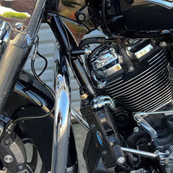 ULTRACOOL Oil Cooler Kit - Naked - Black - Softail/Touring/Trike '17-'23