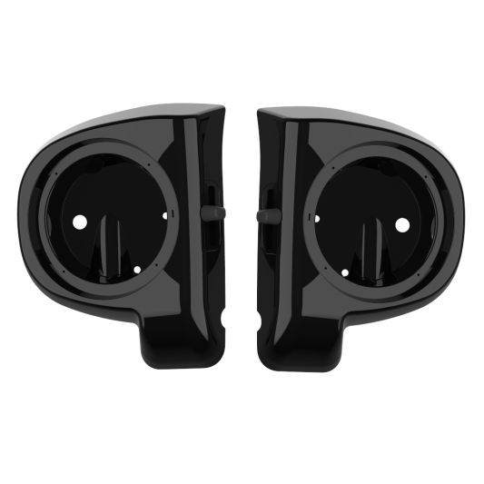 ADVANBLACK Lower Vented Fairings 6.5' Speaker Pods fit 2014-2023 Harley Davidson Touring - Vivid Black