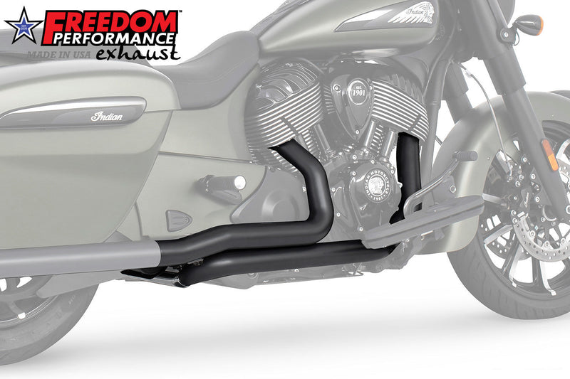 FREEDOM EXHAUST INDIAN CHIEFTAIN / ROADMASTER / SPRINGFIELD TRUE-DUAL TUCK-N-UNDER  "HEADERS ONLY"