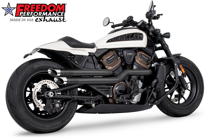 FREEDOM EXHAUST -  SPORTSTER S "NEW 2023" AMENDMENT SIDE SLASH HIGH Fits '21 to Present