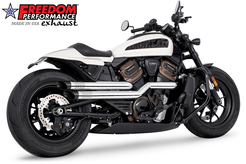 FREEDOM EXHAUST -  SPORTSTER S "NEW 2023" AMENDMENT SIDE SLASH HIGH Fits '21 to Present