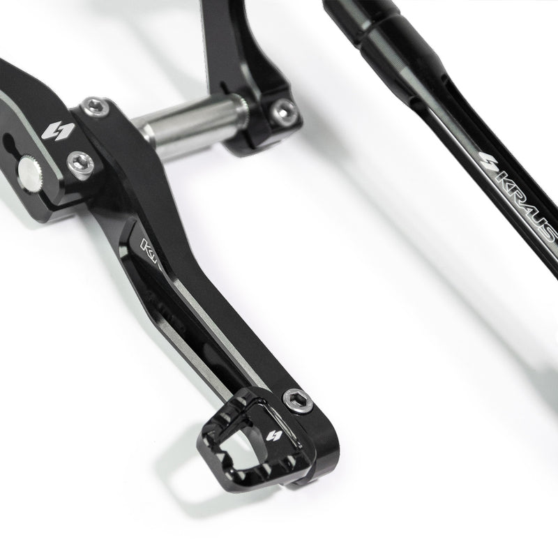 KRAUS MOTO APEX SS3 Foot Controls - Black Anodized - Touring '17-'25
