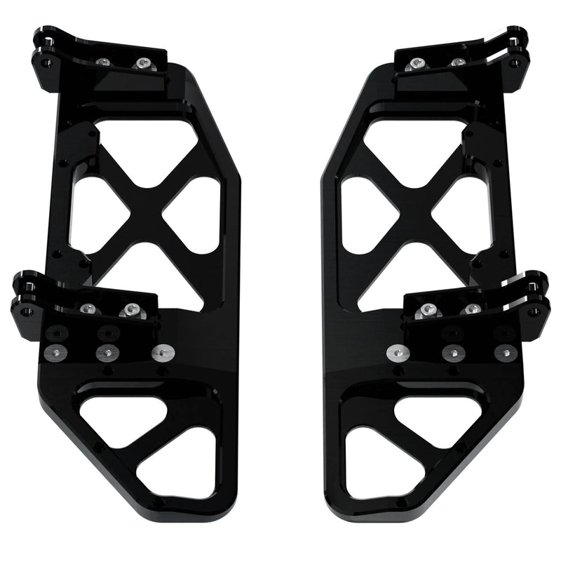 KRAUS MOTO Max Lean Floorboards - Black - Touring '06-'23