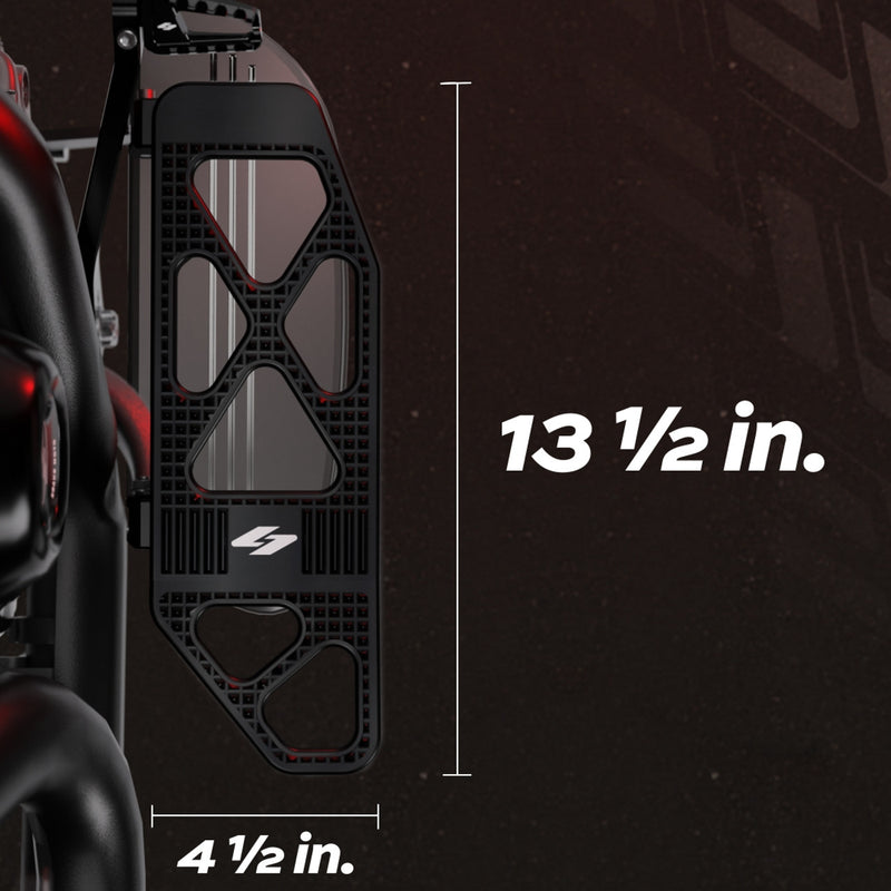 KRAUS MOTO Max Lean Floorboards - Black - Touring '06-'23