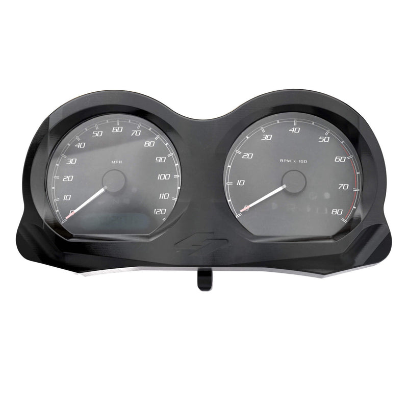 KRAUS MOTO LUX Gauge Bezel - Black Anodized - Road Glide '15-'23