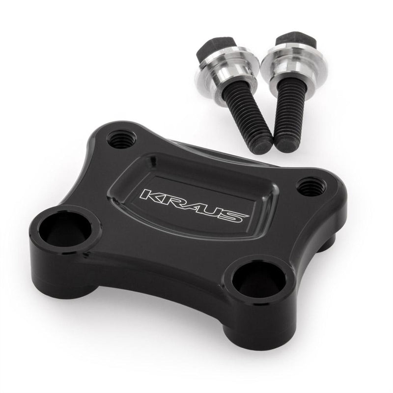 KRAUS MOTO T-Rex 2-1/2 in. Pull Back Plate - Black Anodized - Street Glide '00-'25