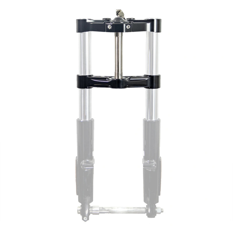 KRAUS MOTO Alpha Wolf Triple Trees - Black Anodized - Road Glide '15-'25